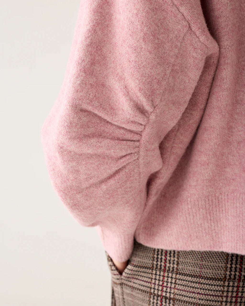Summum Woman Boxy Knit in Faded Pink