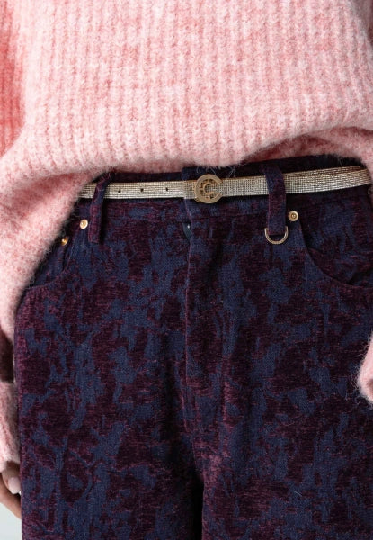 Coster Copenhagen Belt with Gold Similistones