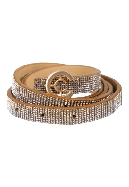 Coster Copenhagen Belt with Gold Similistones