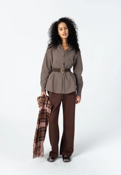 Coster Copenhagen Billie Sweat Pants in Chocolate Brown