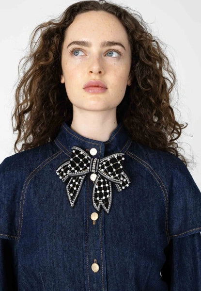 Coster Copenhagen Big Flower Brooch & Bow Brooch Pack