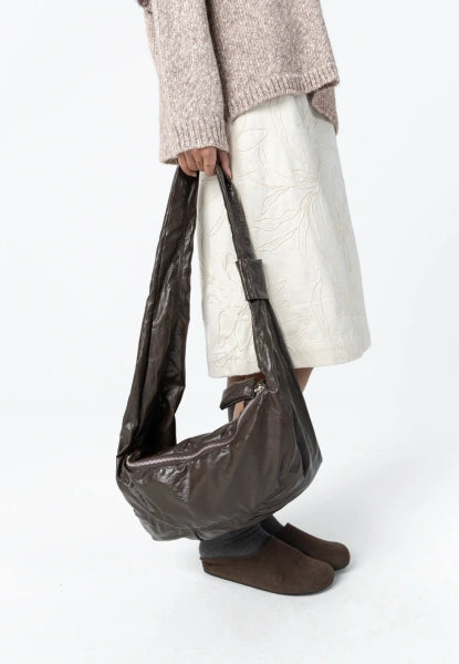 Coster Copenhagen Leather Bumbag in Chocolate Brown