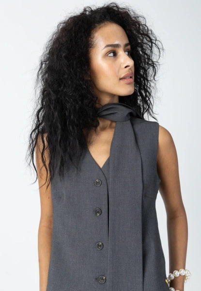 Coster Copenhagen Vest in Asphalt Grey