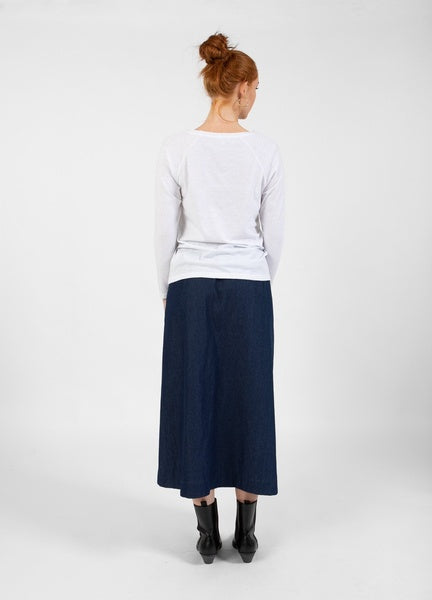 Coster Copenhagen Long Sleeve T-Shirt in White