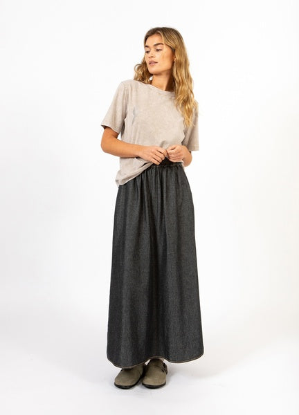 Coster Copenhagen Heart Lightning Mid Sleeve T-Shirt in Washed Sand - CCH1202-254