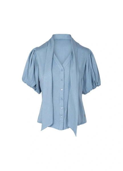 Coster Copenhagen Blouse with Ribbon Collar