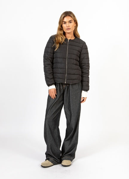 Coster Copenhagen Heart Asta Quilted Slim Jacket in Black - CCH6147-254