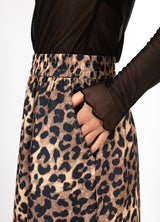 Coster Copenhagen Heart Elise Long Skirt in Leopard Print - CCH4542-254