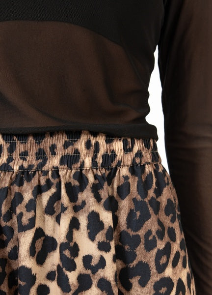 Coster Copenhagen Heart Elise Long Skirt in Leopard Print - CCH4542-254
