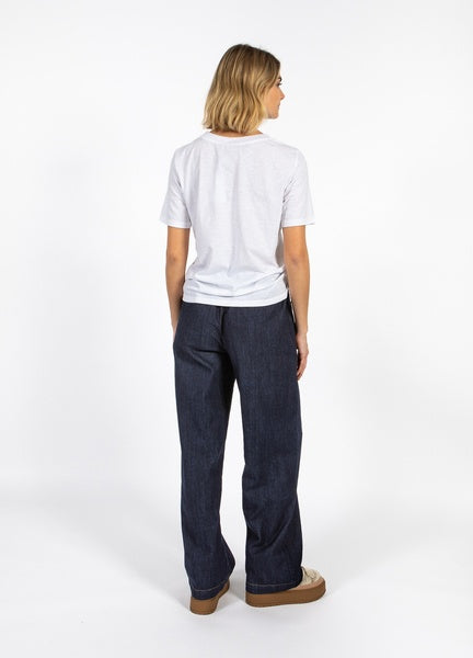 Coster Copenhagen Heart Tiny Bow Tee in White - CCH1205-255