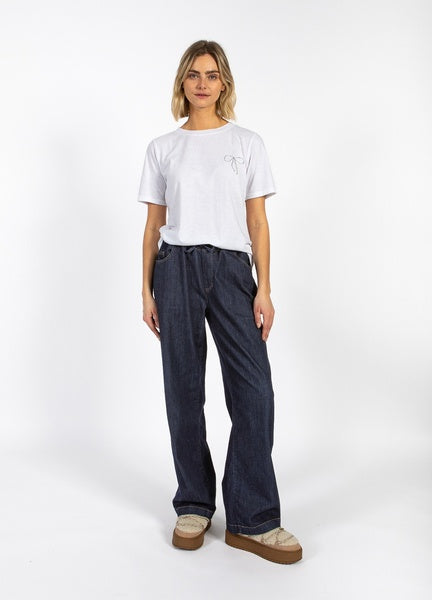 Coster Copenhagen Heart Tiny Bow Tee in White - CCH1205-255