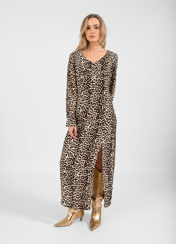 coster copenhagen dress leopard print evalucia boutique perth scoltand