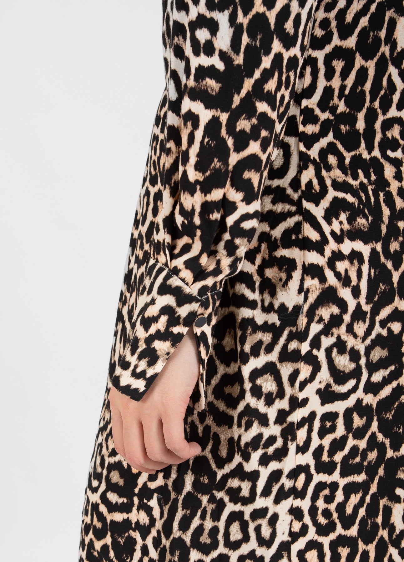 Coster Copenhagen Midi Dress-Leopard Print-244-5404