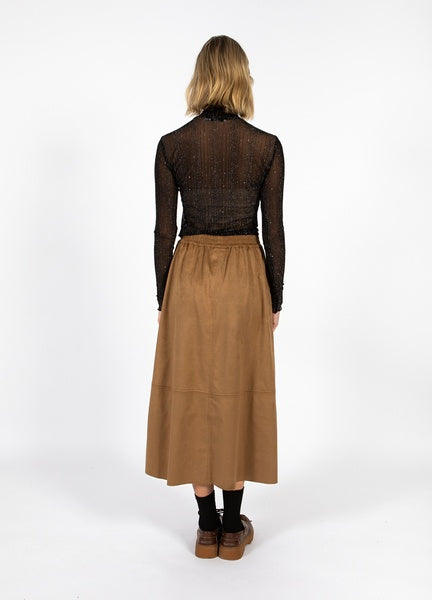 Coster Copenhagen Heart Black Glitter Eve Mesh Turtleneck - CCH1115-255