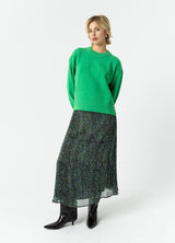Coster Copenhagen Sweater with Round Neck in Lush Green - 254-2419