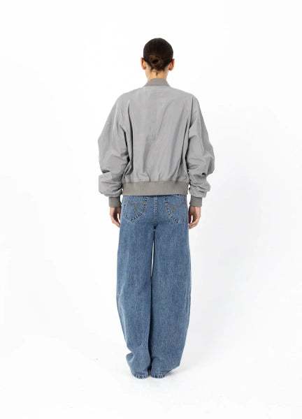 Coster Copenhagen Short Bomber Jacket in Light Olive - 261-6401