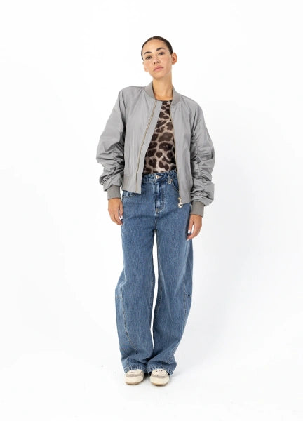 Coster Copenhagen Short Bomber Jacket in Light Olive - 261-6401