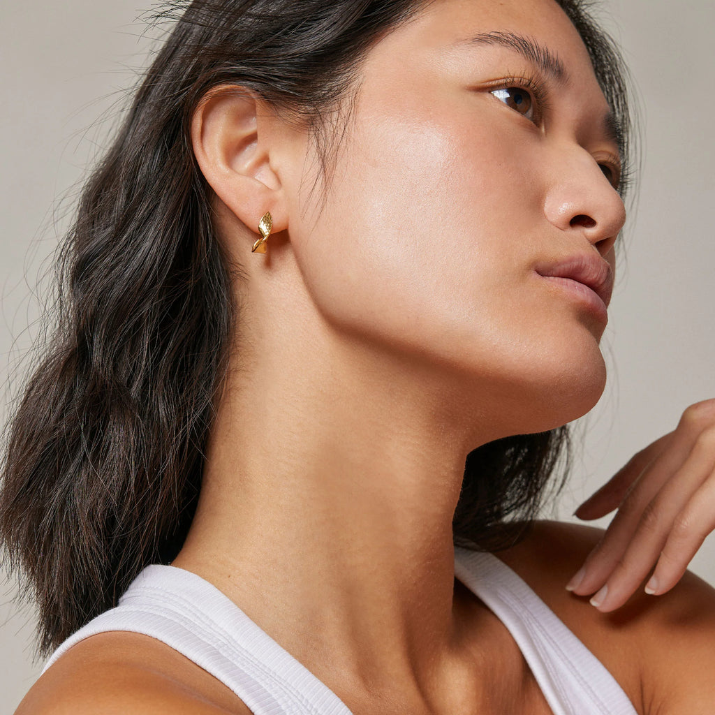 enamel copenhagen daia earrings gold evalucia boutique perth scotland