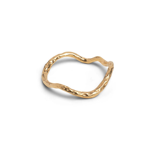 Enamel Copenhagen Sway Ring-Gold