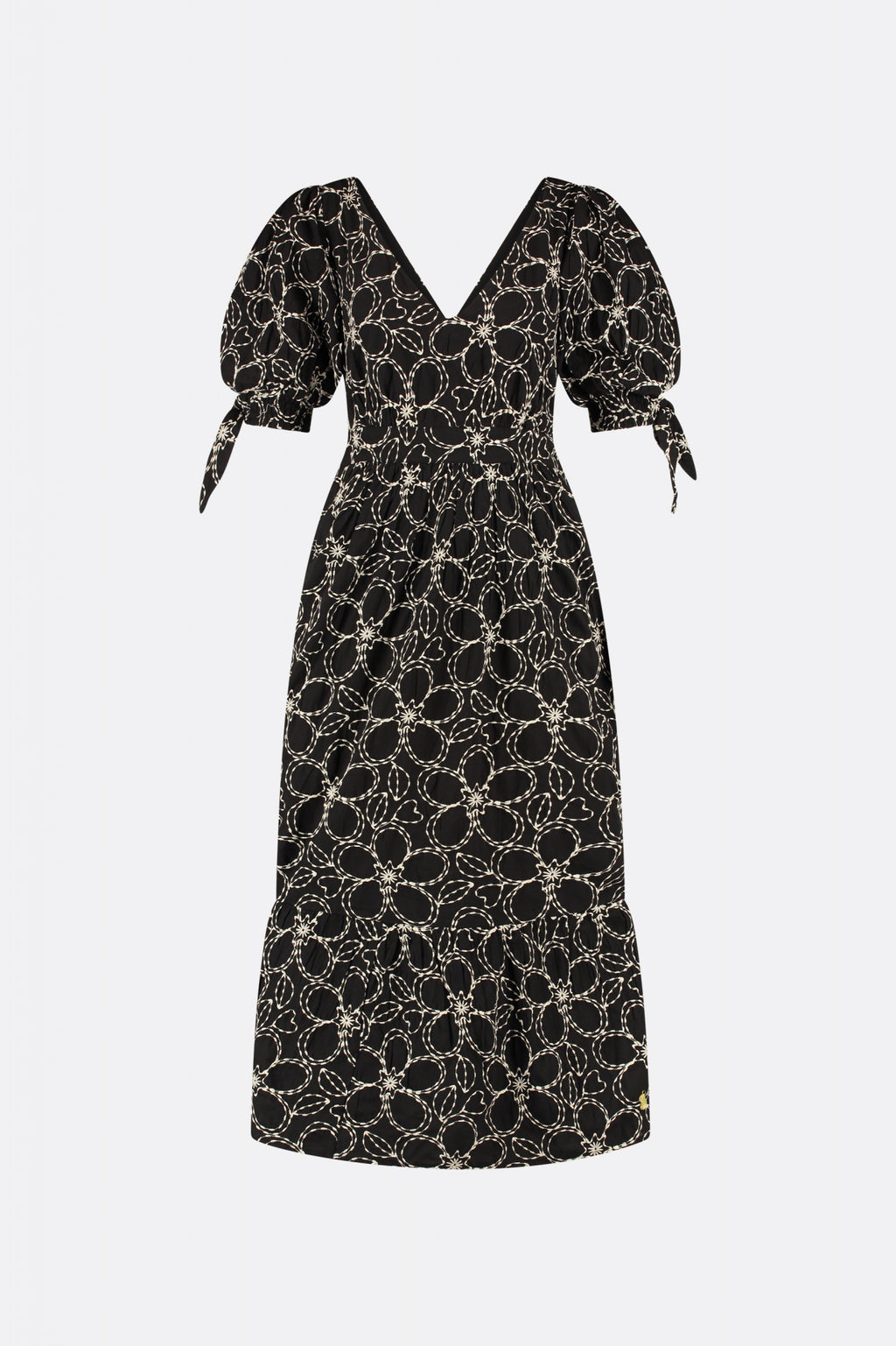 fabienne chapot odette midi dress in black