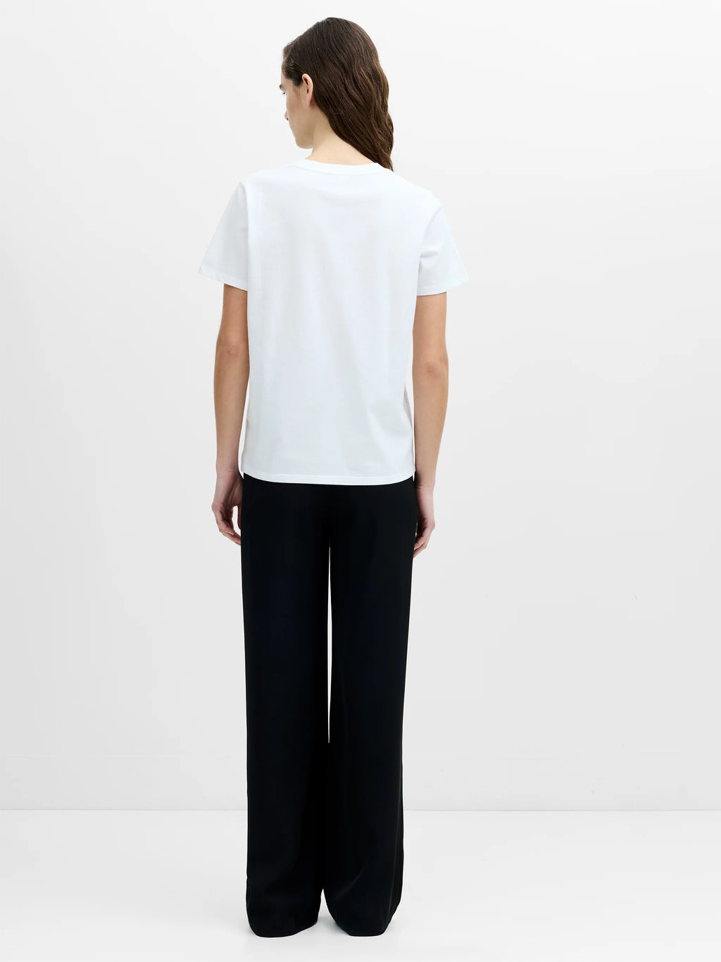French Connection Mesh Bow Cotton T Shirt