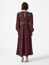 French Connection Harriet Delphine Midi Dress in Brick Multi - 71ZBM