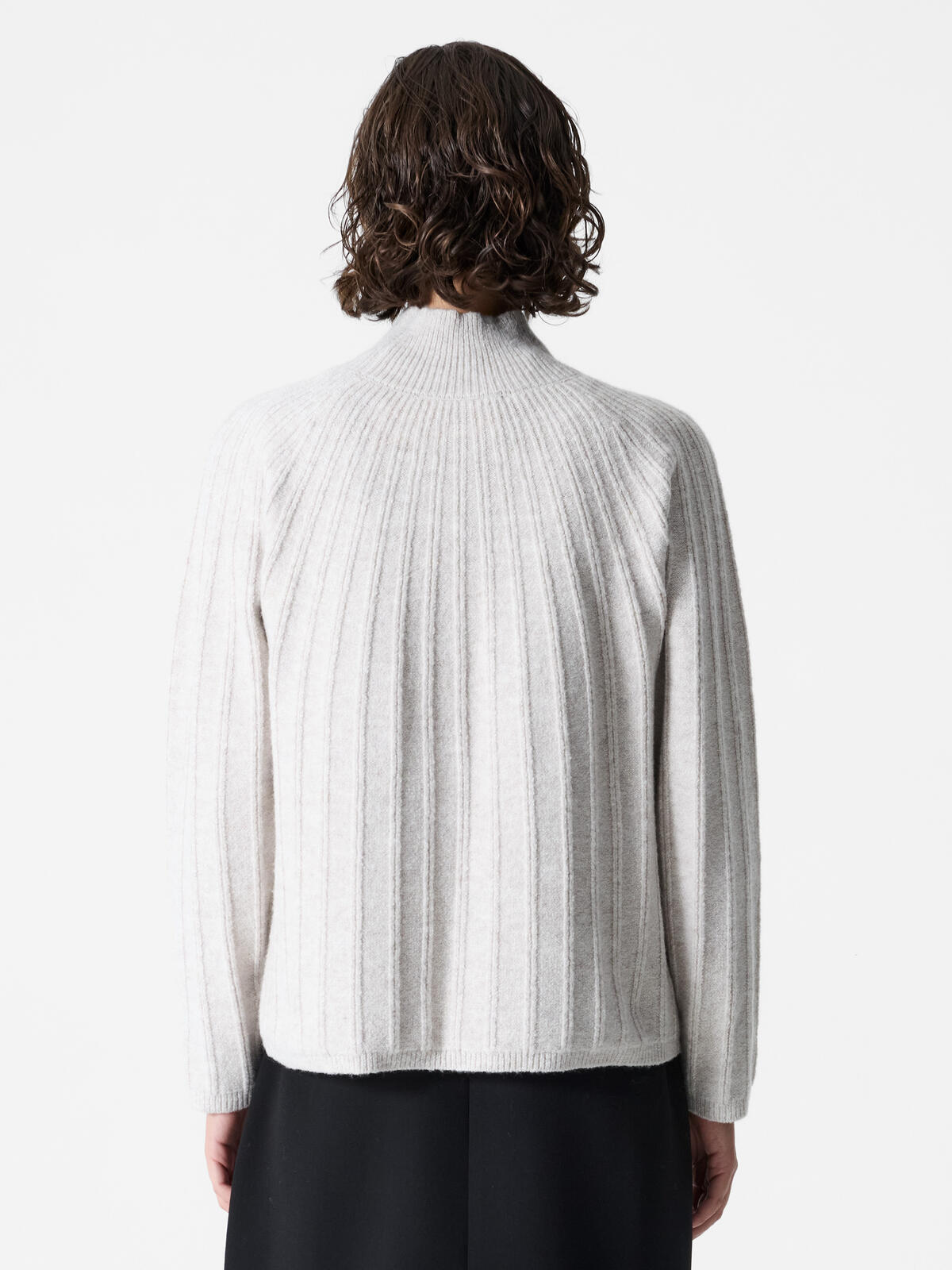 French Connection Kezia Grown on Knit Jumper in Pebble Neutral - 78ZAC