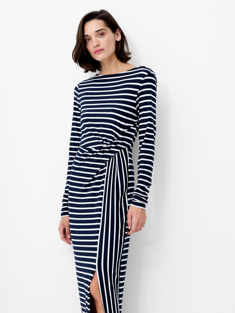 French Connection Kyra Jersey Dress in Navy - 71ZAF