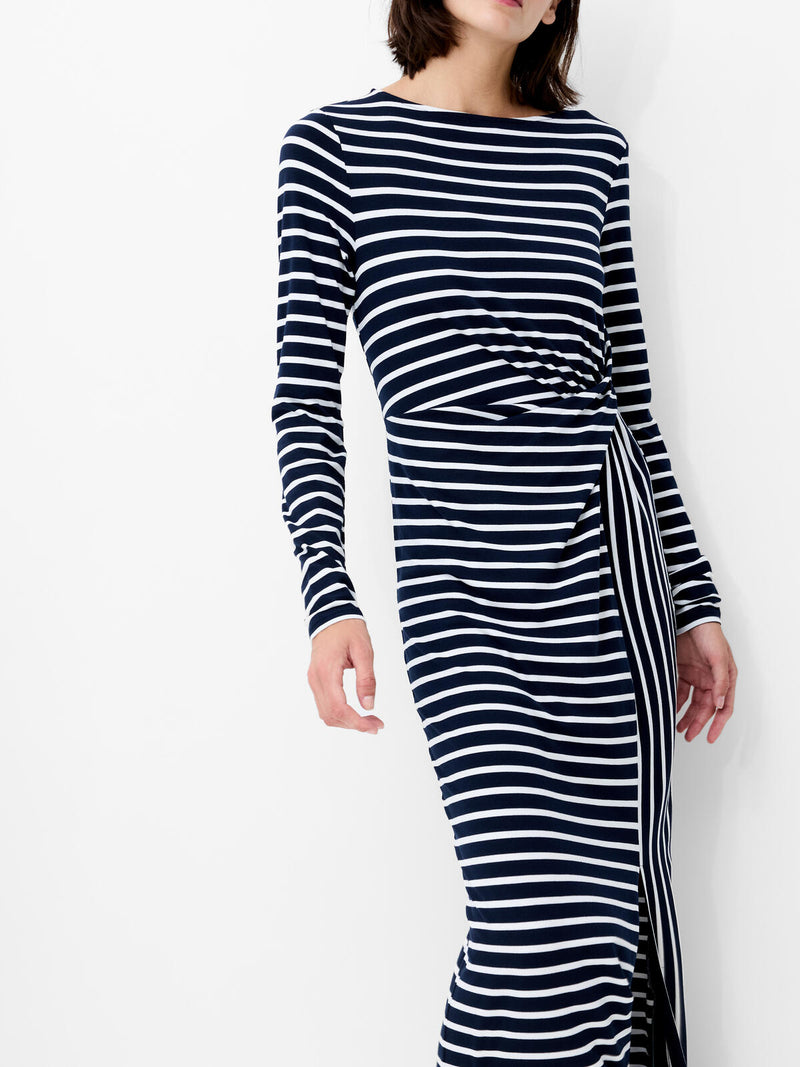 French Connection Kyra Jersey Dress in Navy - 71ZAF