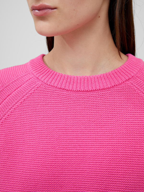 French Connection Lily Mozart Short Sleeved Jumper-Aurora Pink-78WAR