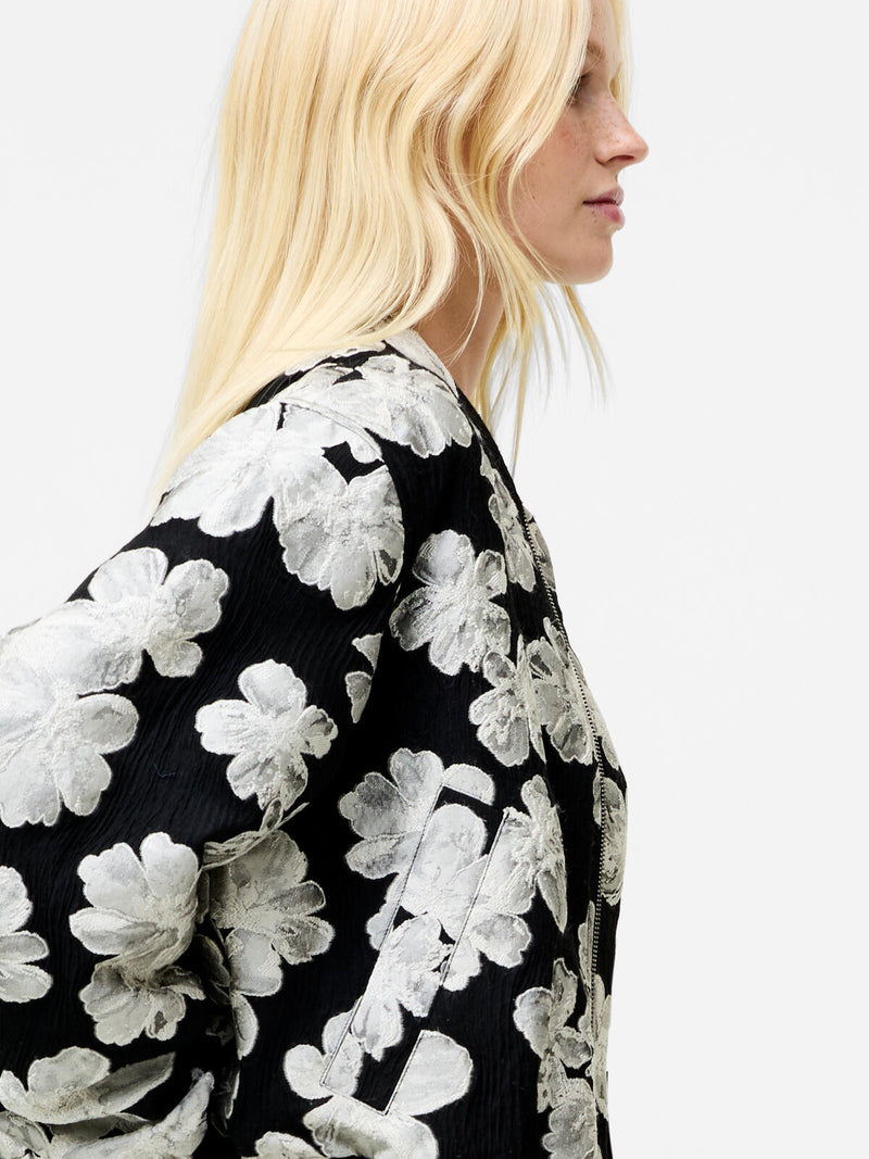 French Connection Lora Poly Jacquard Bomber - 75ZAF