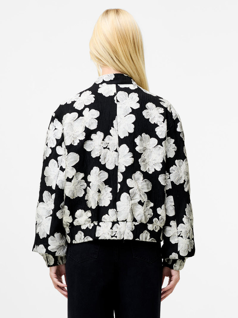 French Connection Lora Poly Jacquard Bomber - 75ZAF