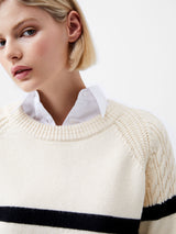 French Connection Quinley Jumper-Classic Cream/Black-78XGM