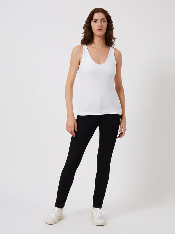 great plains organic fitted tank top with support white evalucia boutique perth scotland