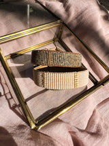 IBU Jewels Empire Leather Bracelet-Antique Beige-AA28