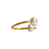 IBU Jewels Double Pearl Ring-RL