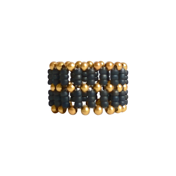 IBU Jewels Ronny Ring-Black-RGG11