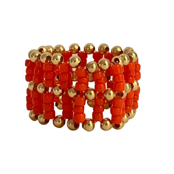 IBU Jewels Ronny Ring-Hermes Orange