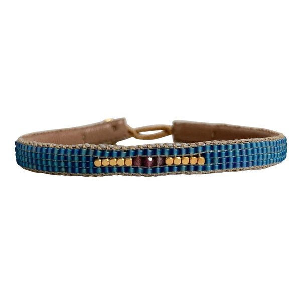 ibu jewels stone line bracelet baby blue evalucia boutique perth scotland