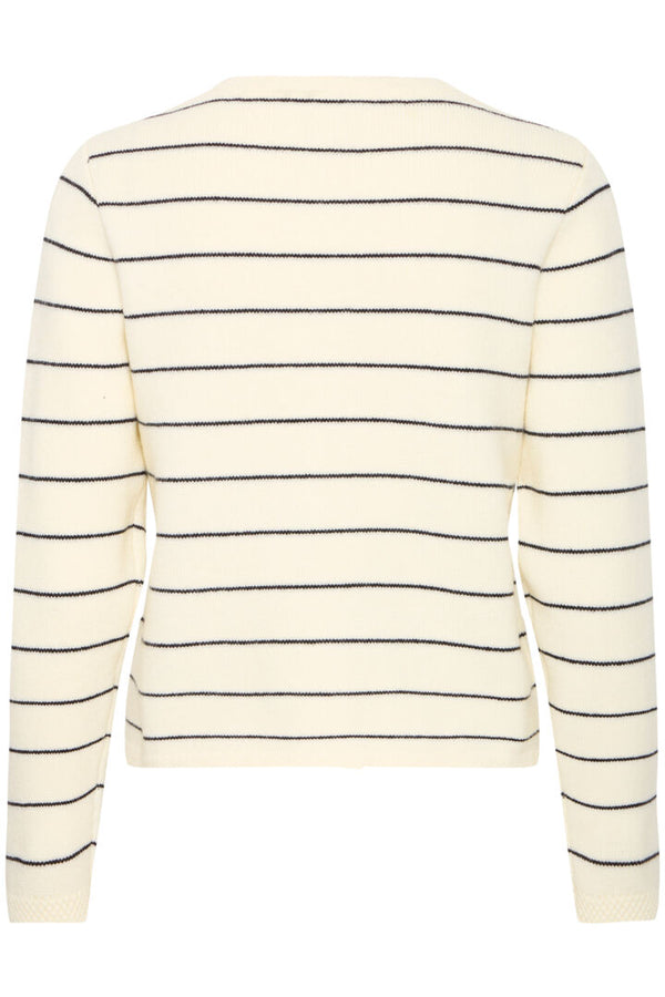 ICHI Besila Cardigan in Almond Milk - 20124187