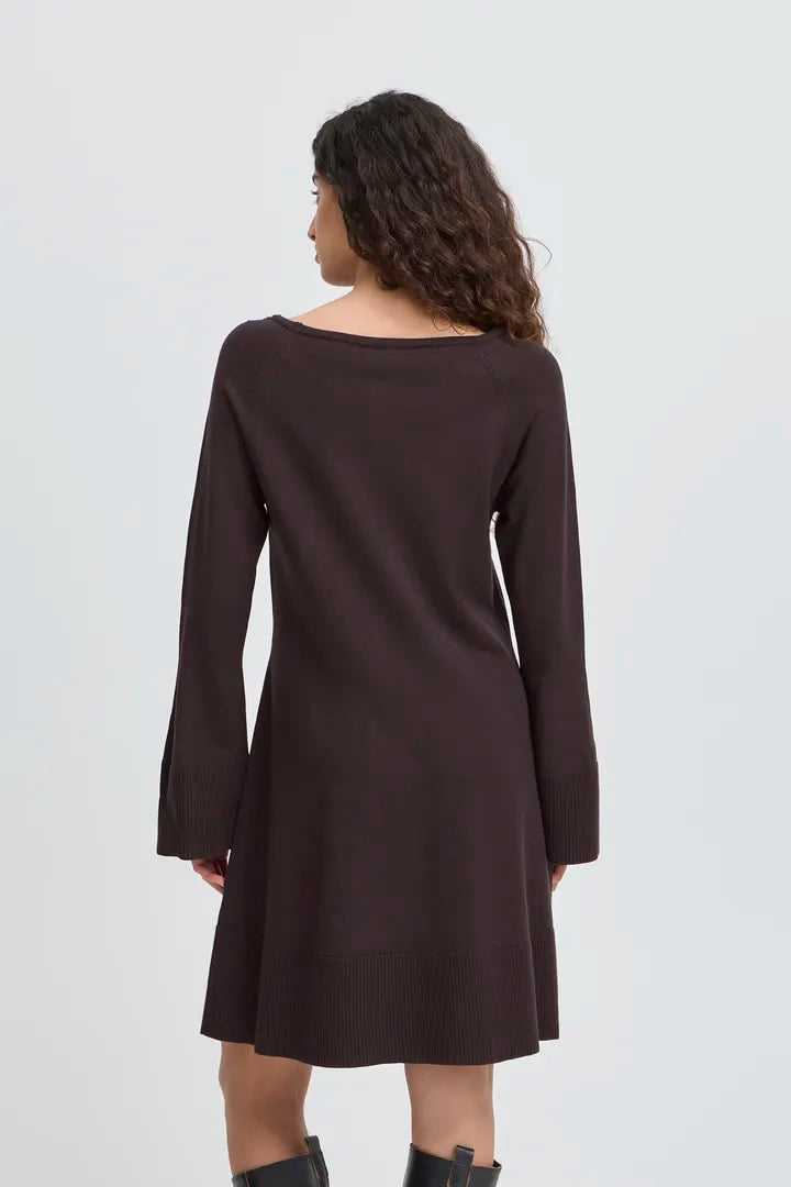 ICHI Boston Dress in Black - 20124269