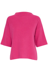 Ichi Boston Jumper in Pink Yarrow - 20122482