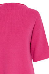 Ichi Boston Jumper in Pink Yarrow - 20122482