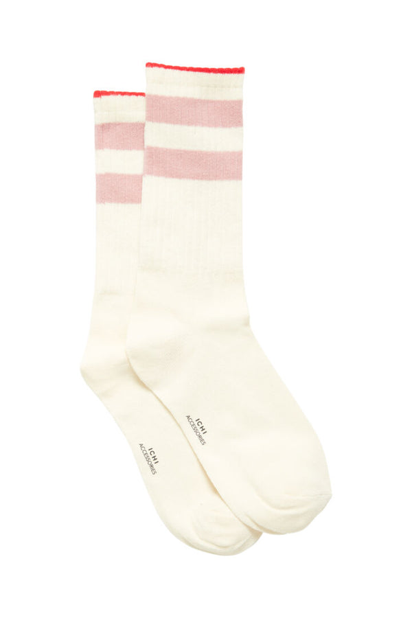 Ichi Calista Socks-Cloud Dancer-20122126