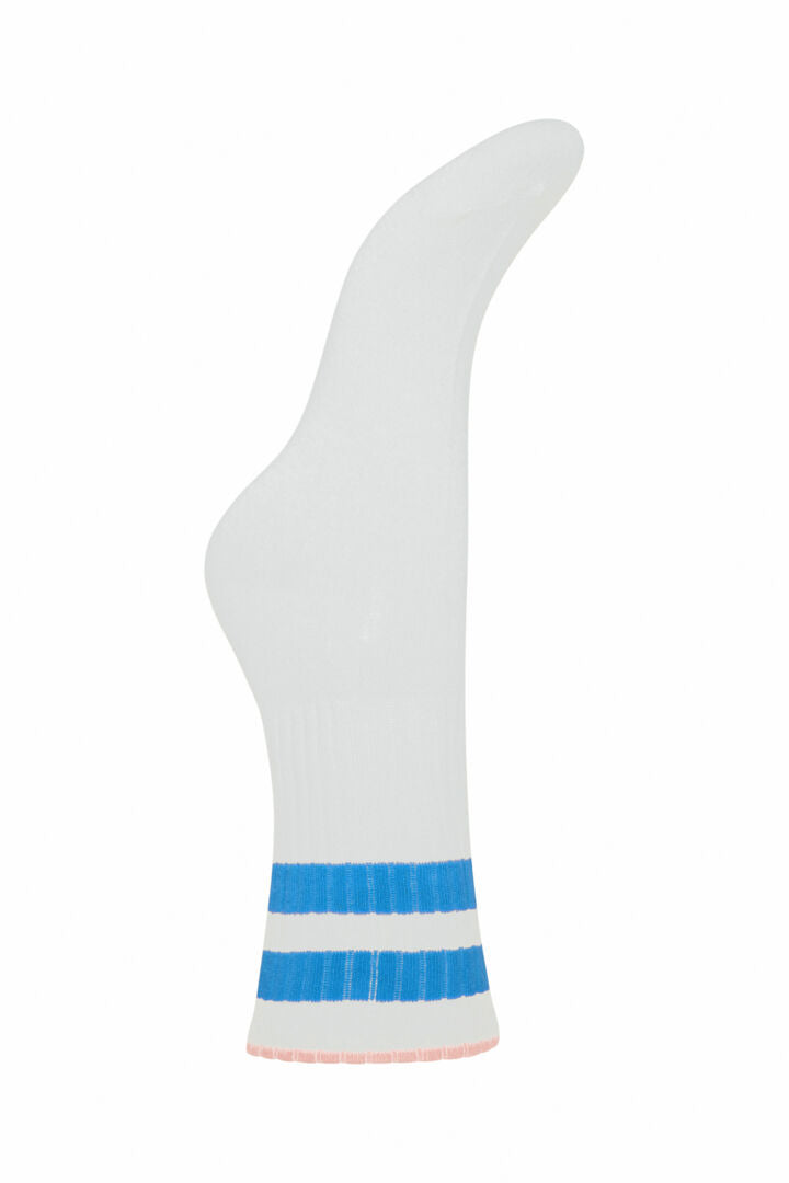 Ichi Calista Socks-Light Grey Melange-20122126
