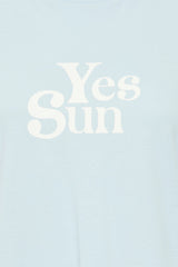 Ichi Camino Slogan T Shirt-Cashmere Blue-20121024