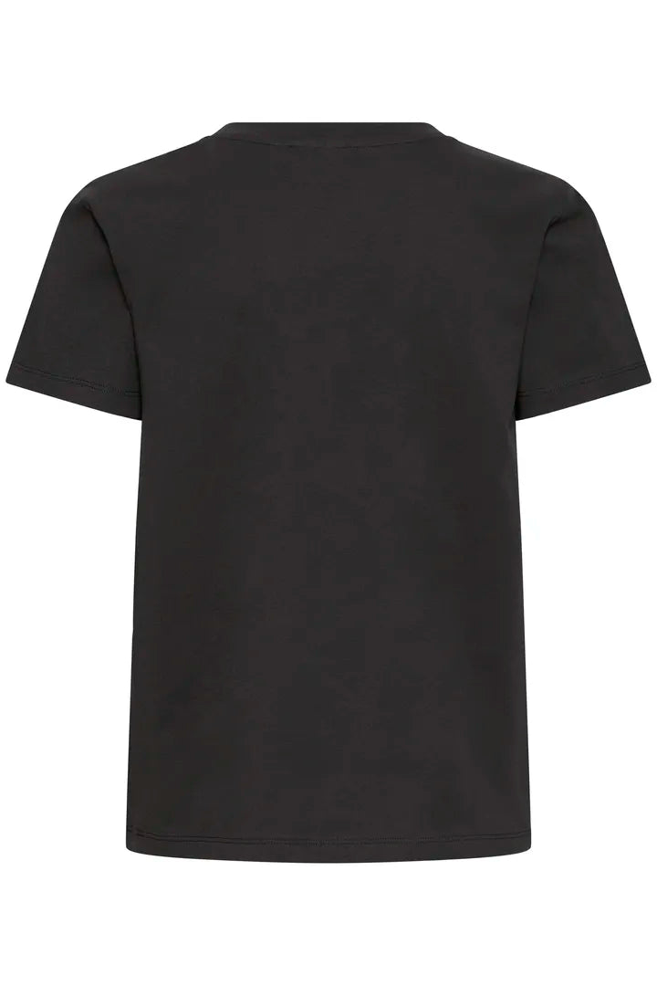 ICHI Camino T-Shirt in Black - 20124964