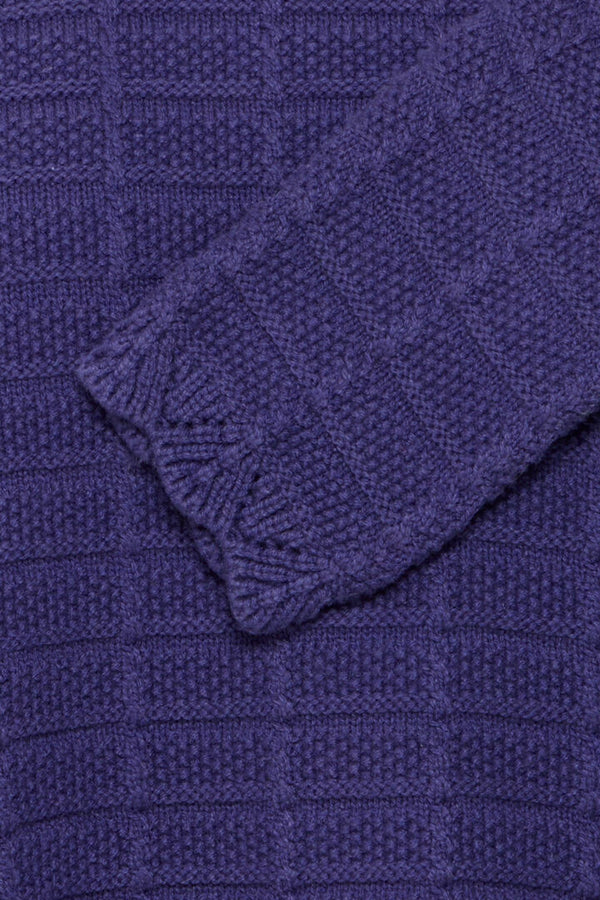 ICHI Dillion Long Sleeve Pullover in Patriot Blue - 20124071