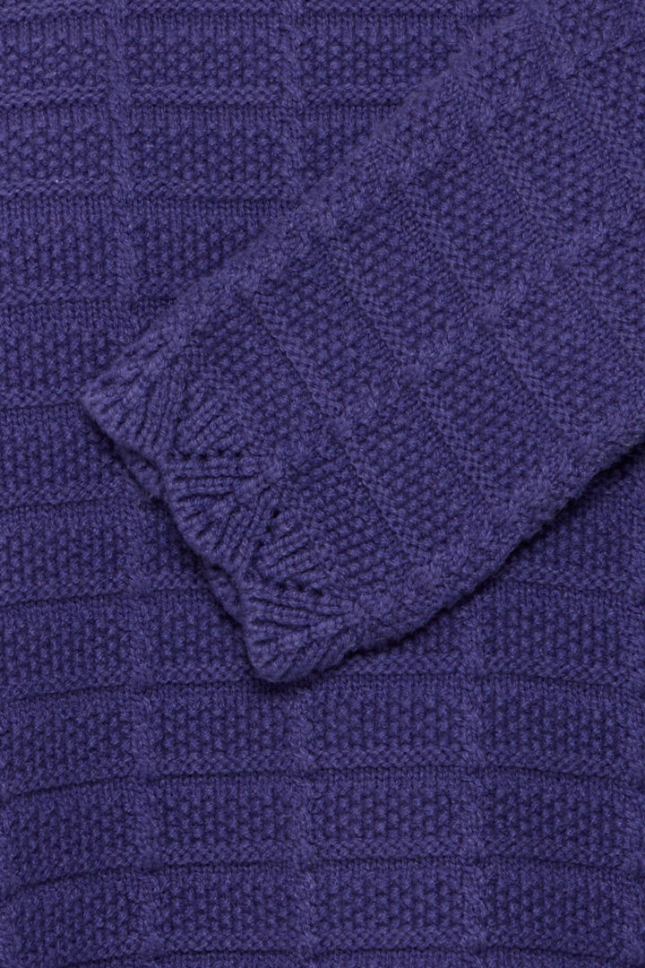 ICHI Dillion Long Sleeve Pullover in Patriot Blue - 20124071