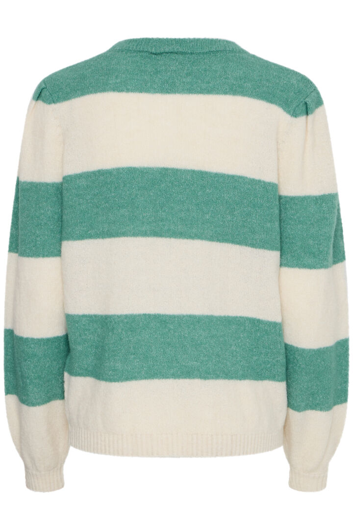 Ichi Dusty Jumper in Beryl Green - 20122597